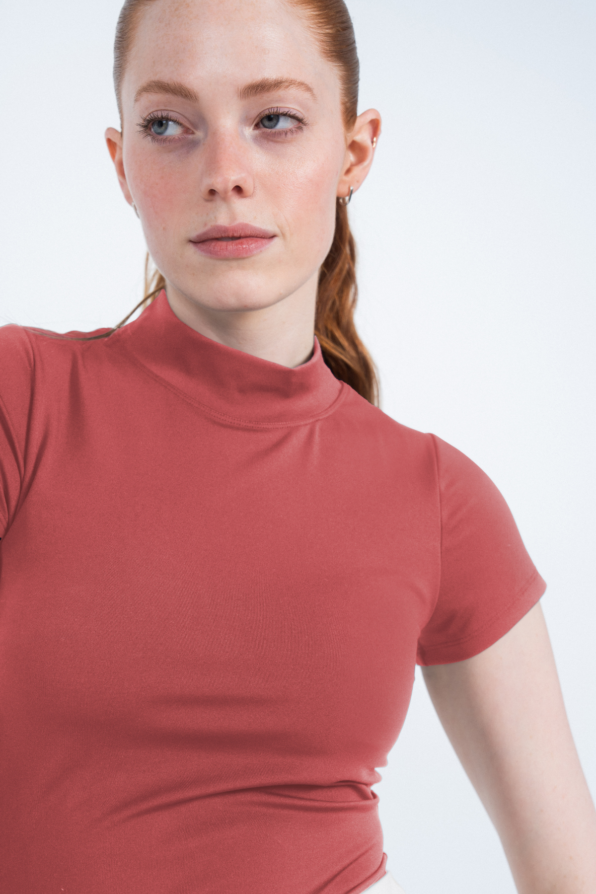 Ready Mock Neck Short Sleeve