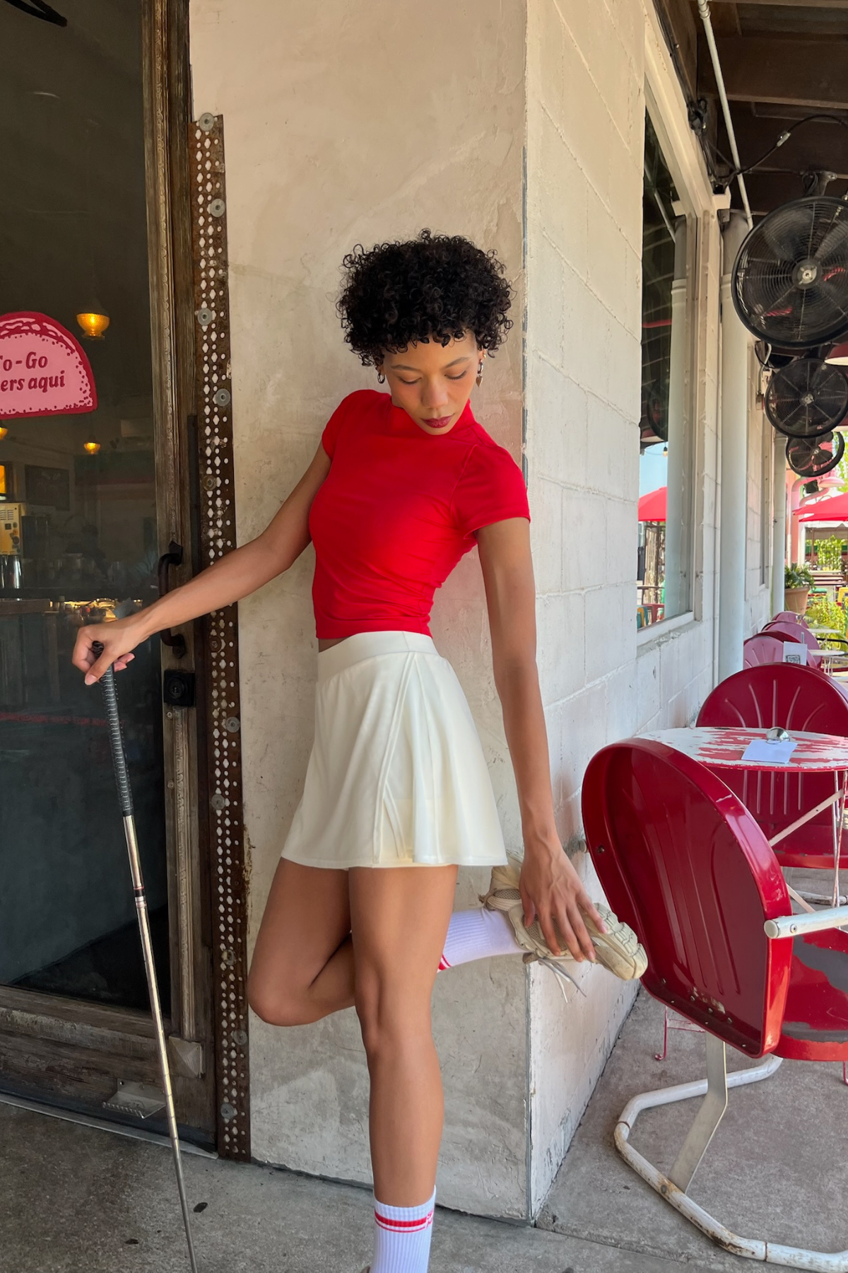 Ready Mock Neck Short Sleeve