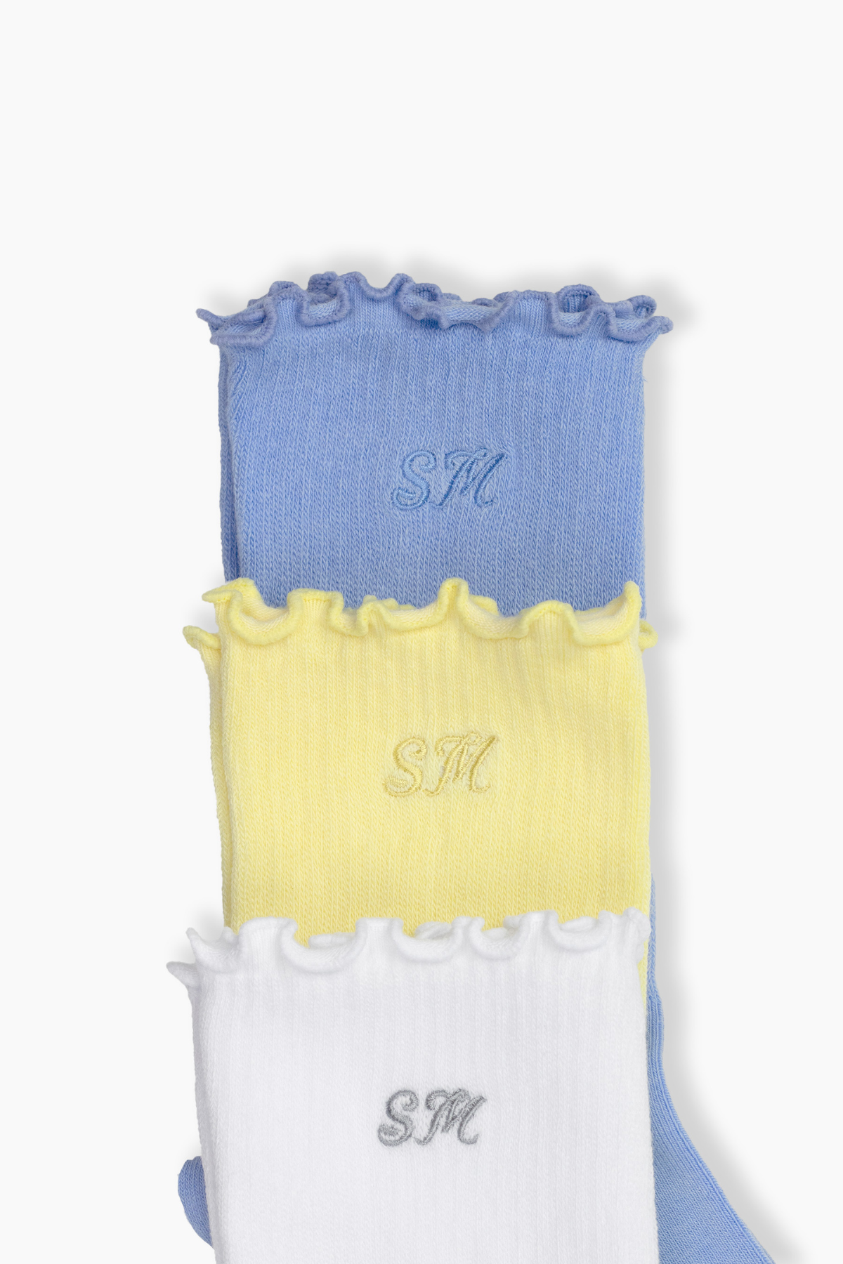 SM Lettuce Hem Sock 3-Pack