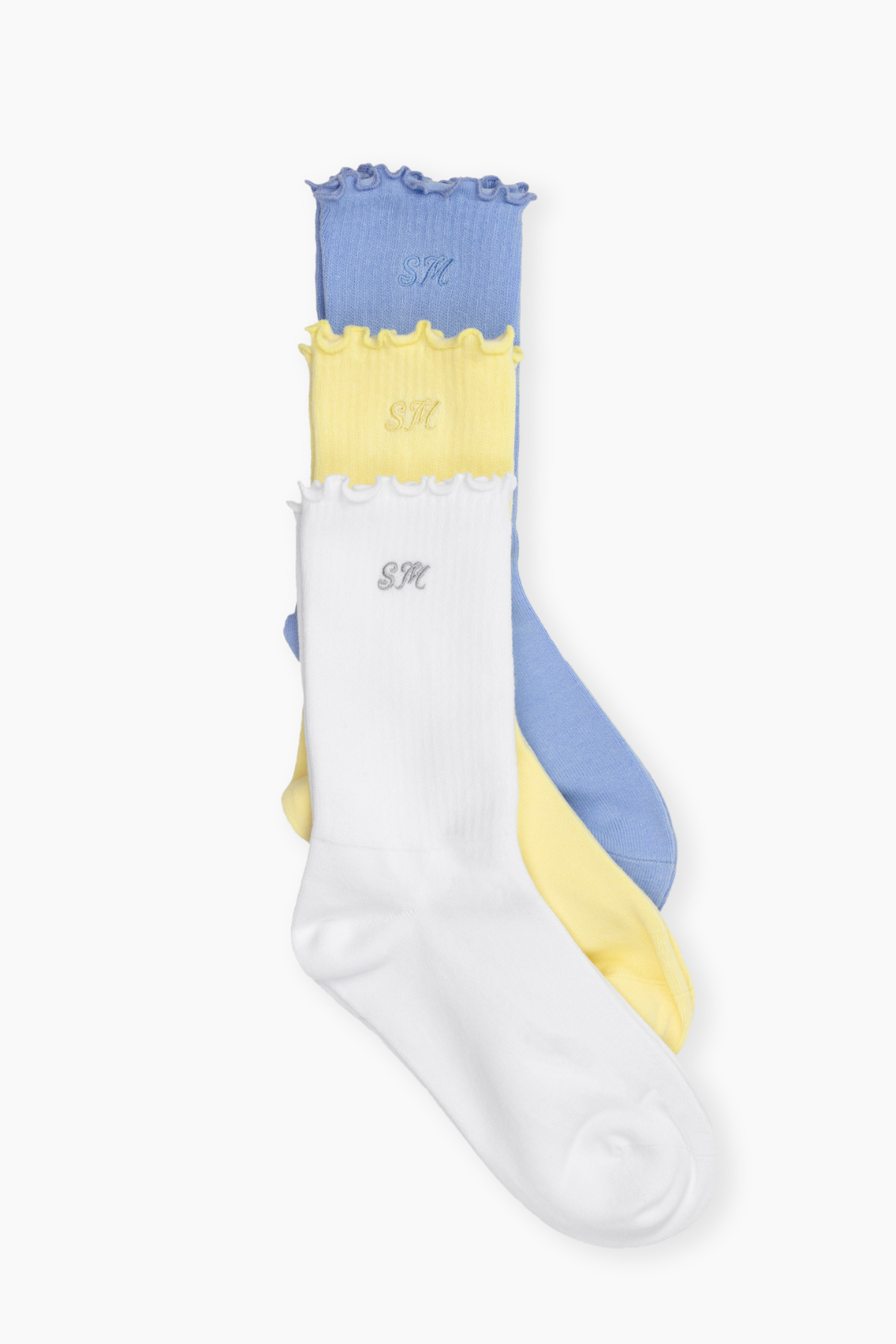 SM Lettuce Hem Sock 3-Pack