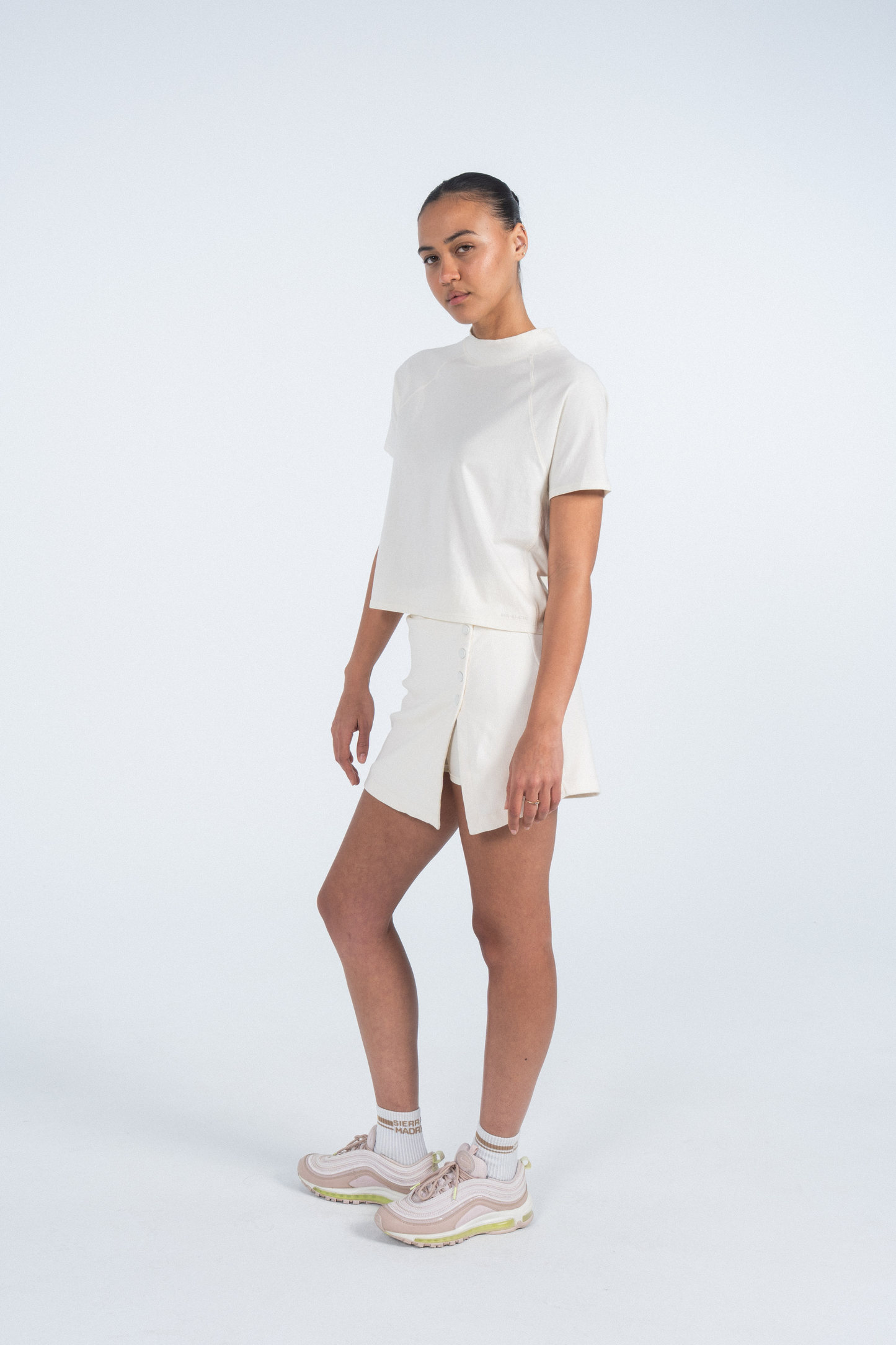 The Mock Neck Tee
