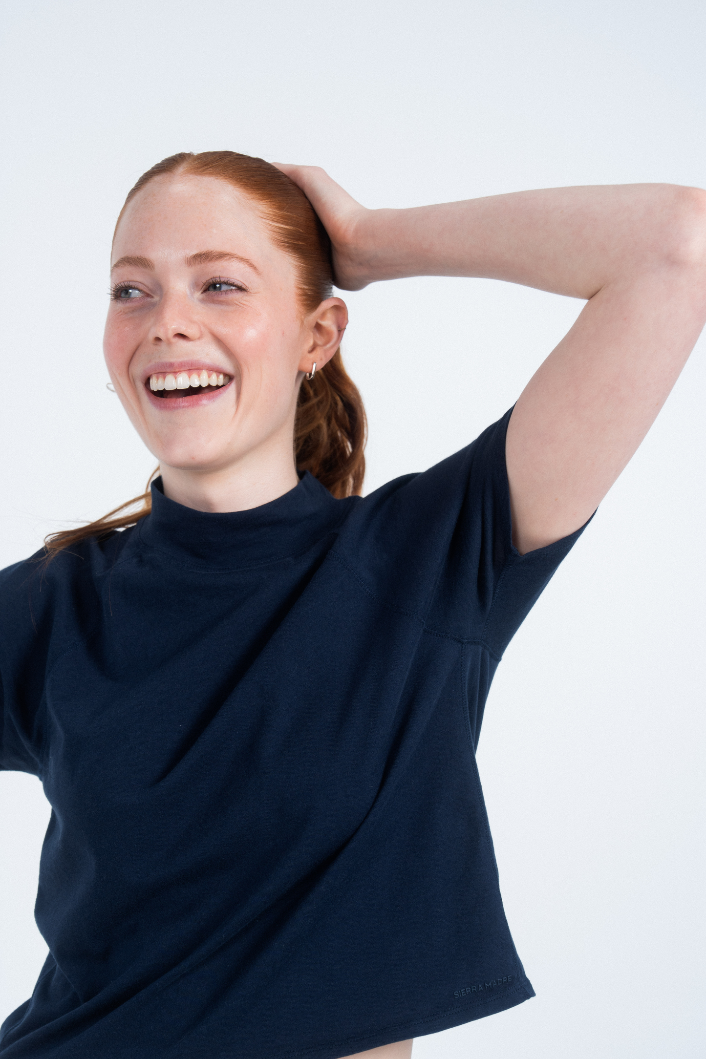 The Mock Neck Tee