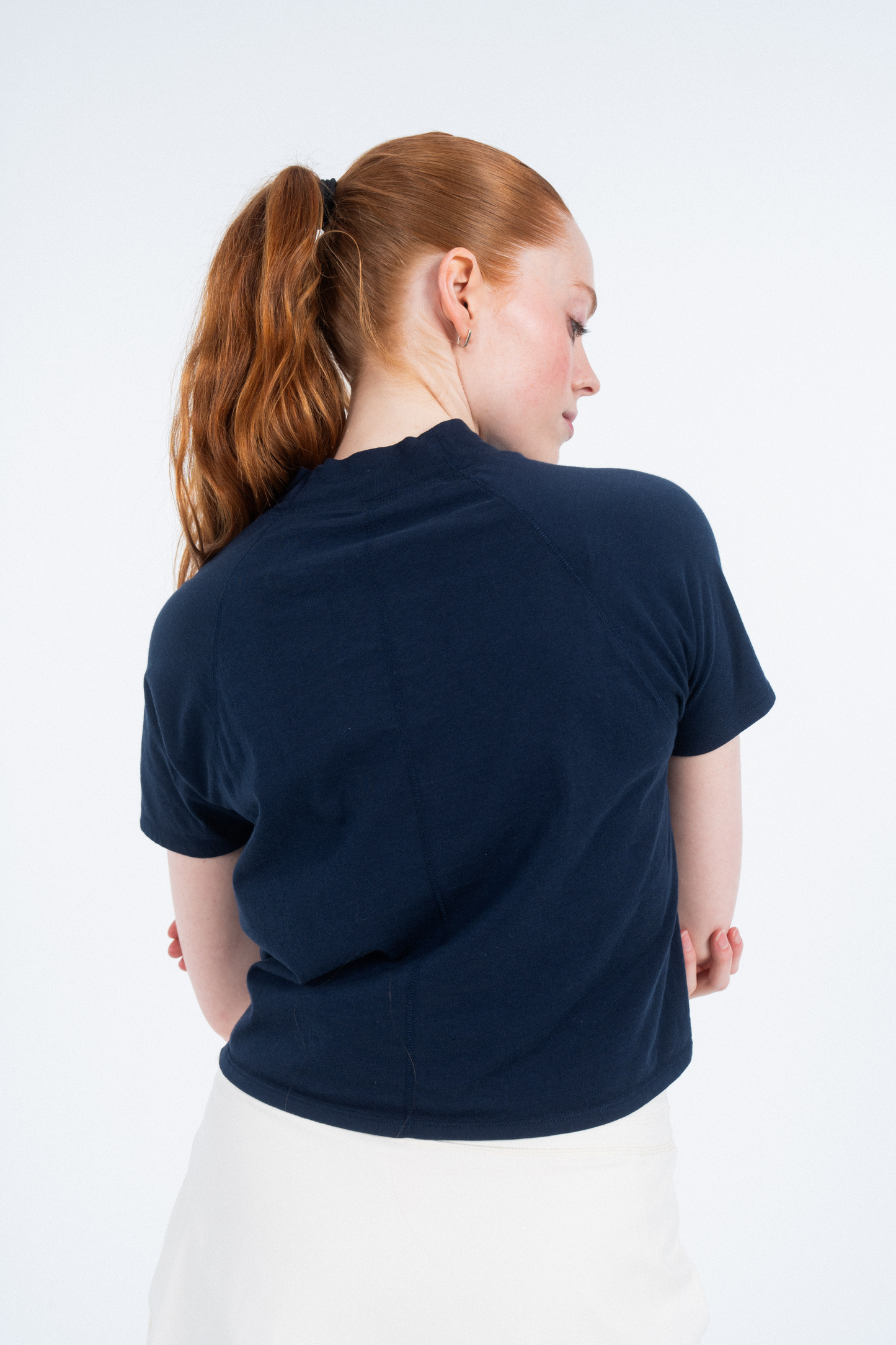 The Mock Neck Tee