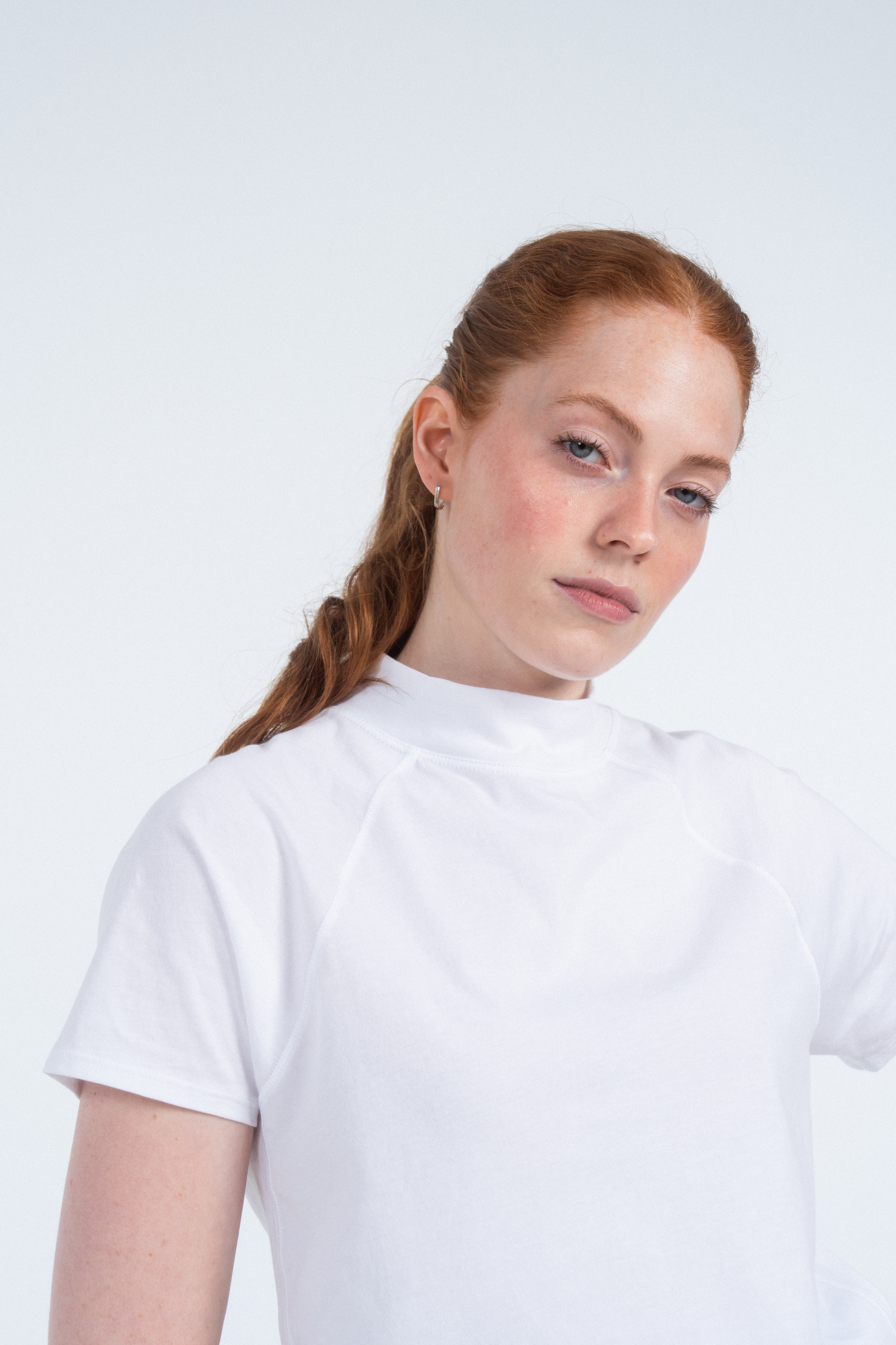 The Mock Neck Tee