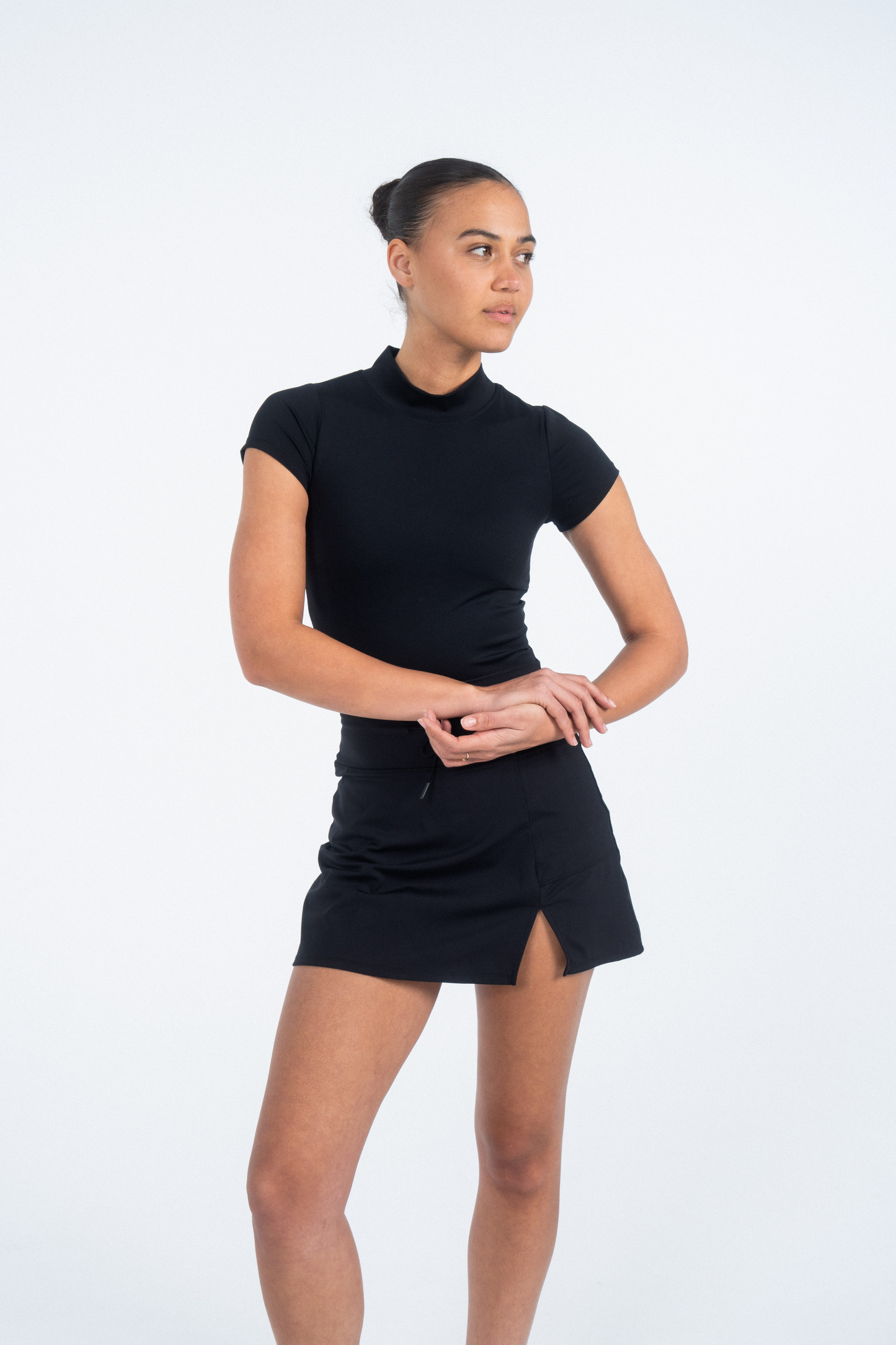 Ready Mock Neck Short Sleeve