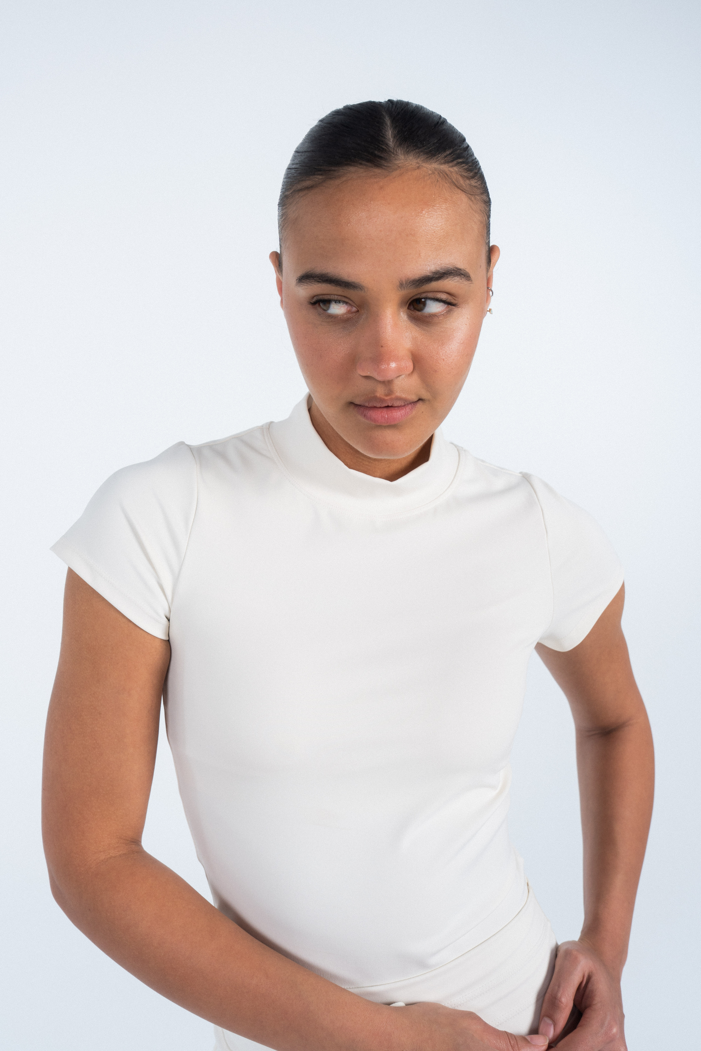 Ready Mock Neck Short Sleeve