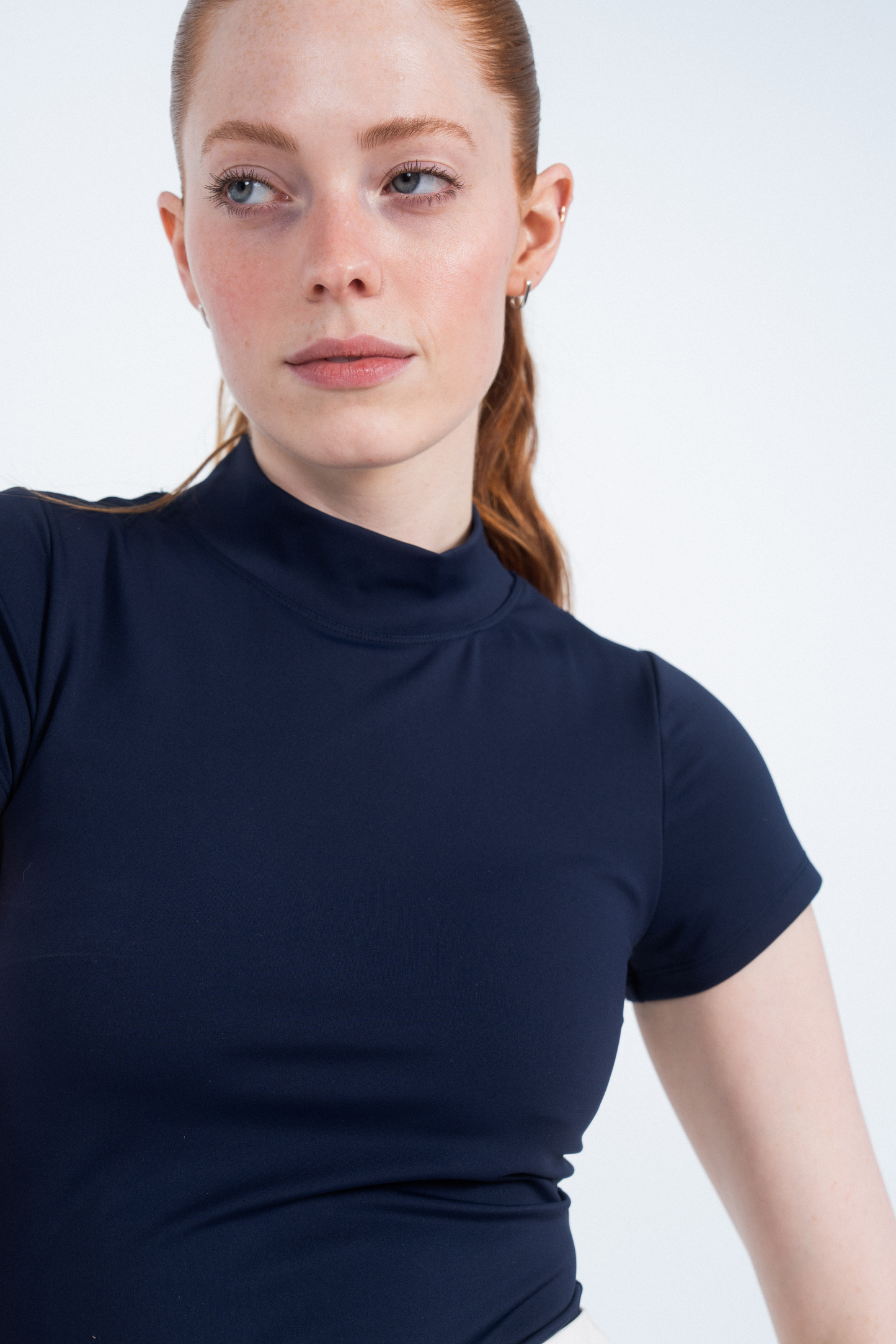 Ready Mock Neck Short Sleeve