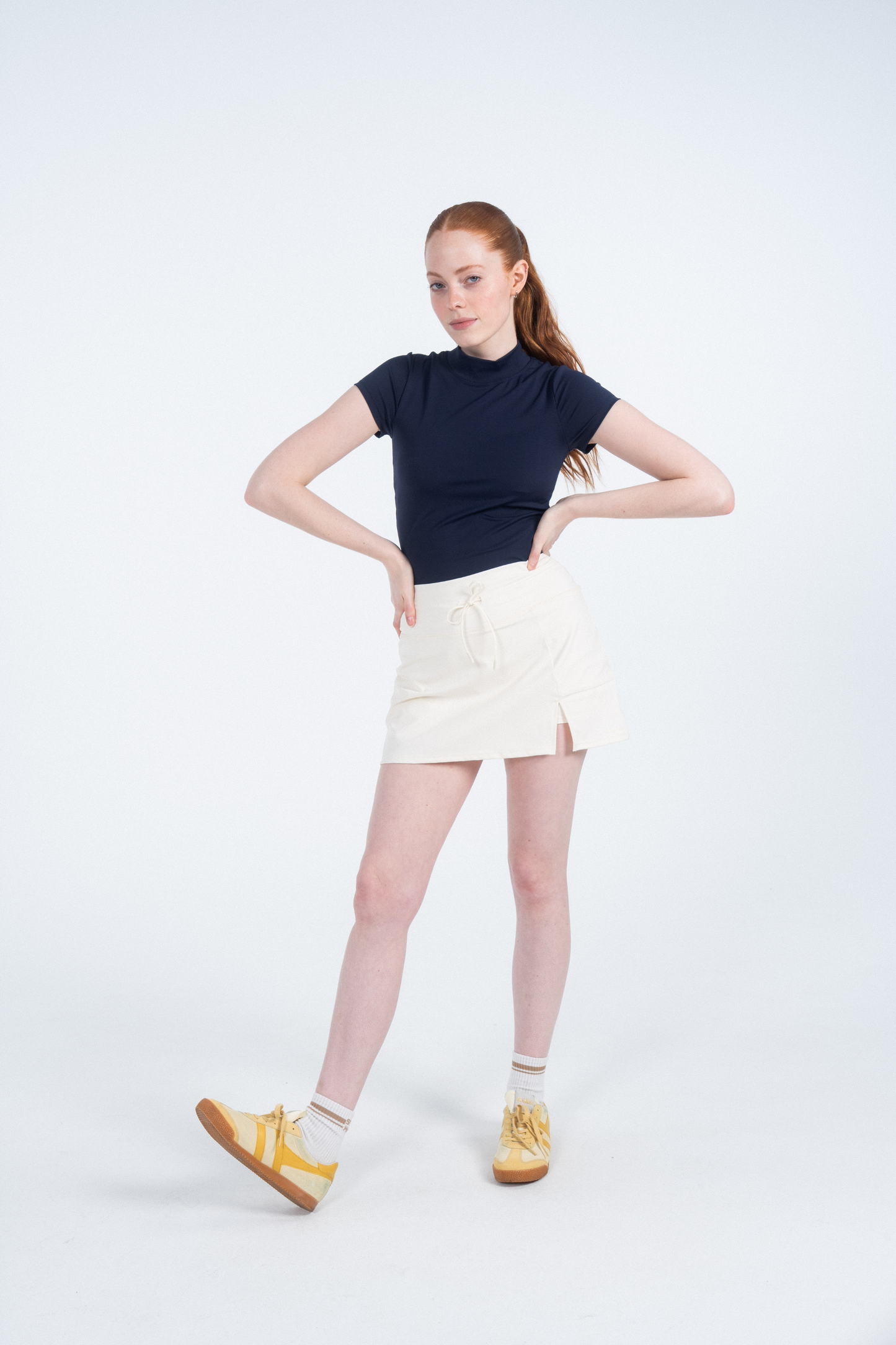 Ready Mock Neck Short Sleeve