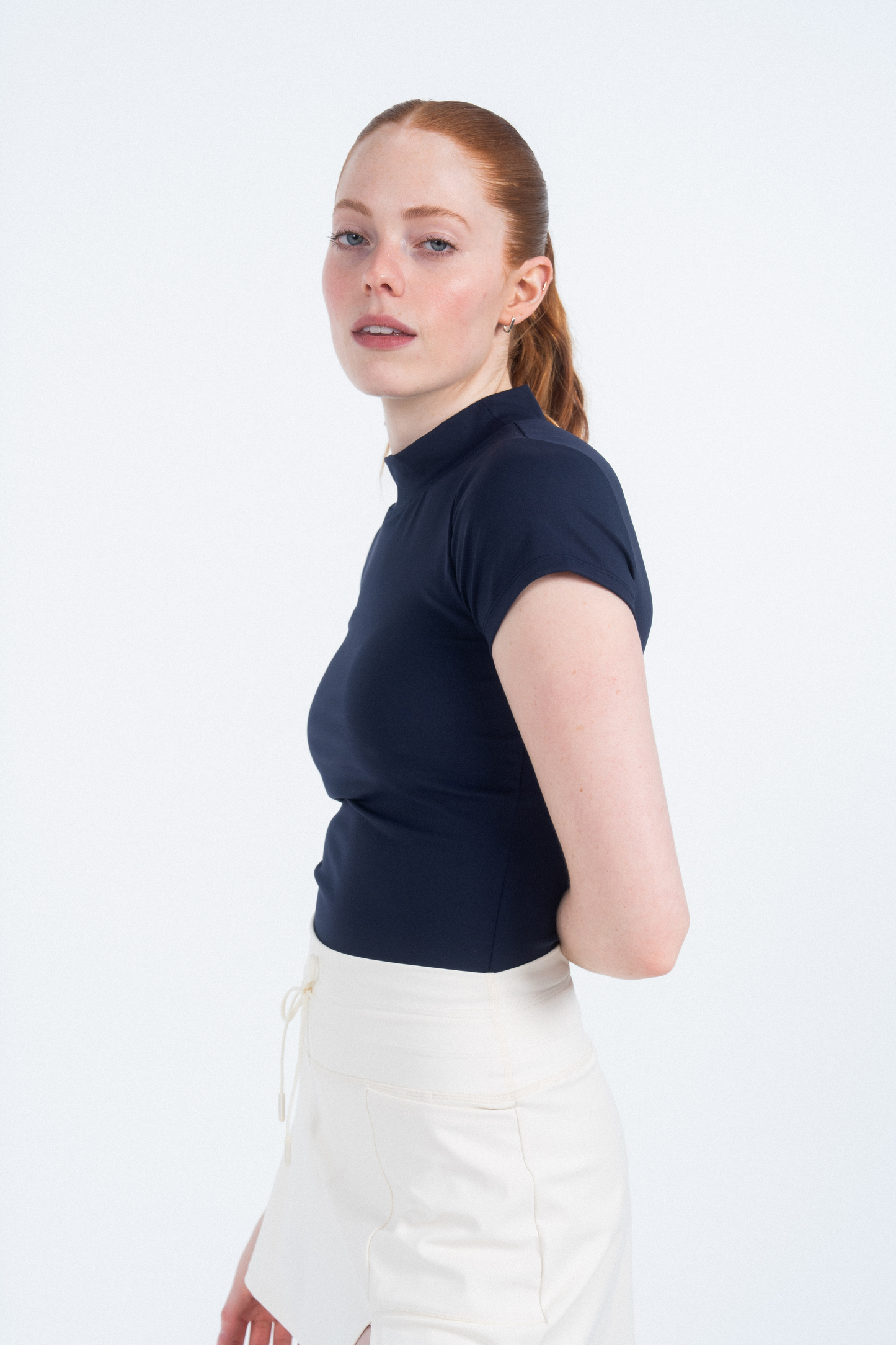 Ready Mock Neck Short Sleeve