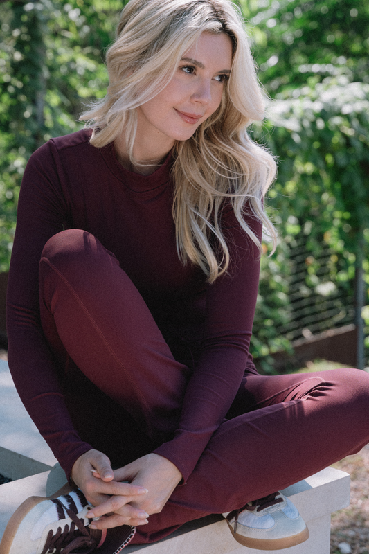 BrushTech Mock Neck Long Sleeve