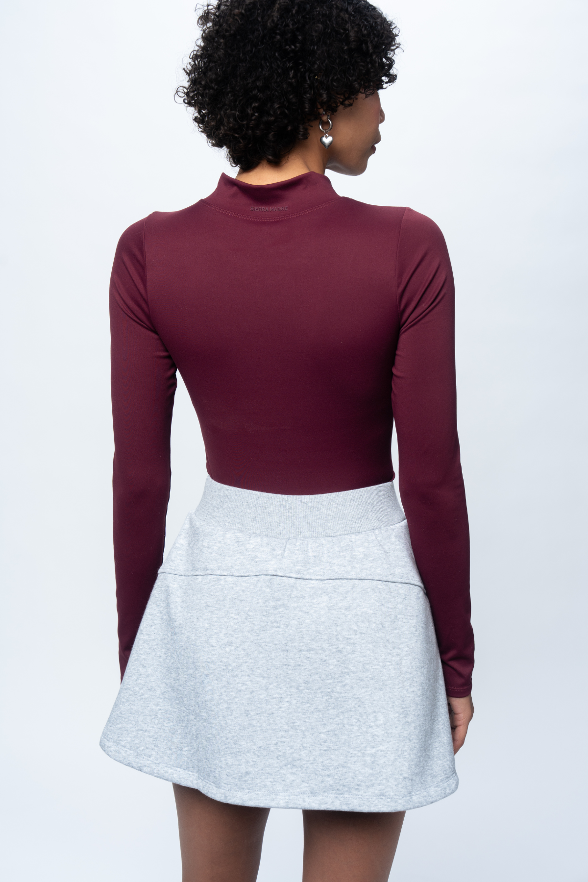 calia women's long sleeve mock neck golf dress BrushTech Mock Neck Long Sleeve