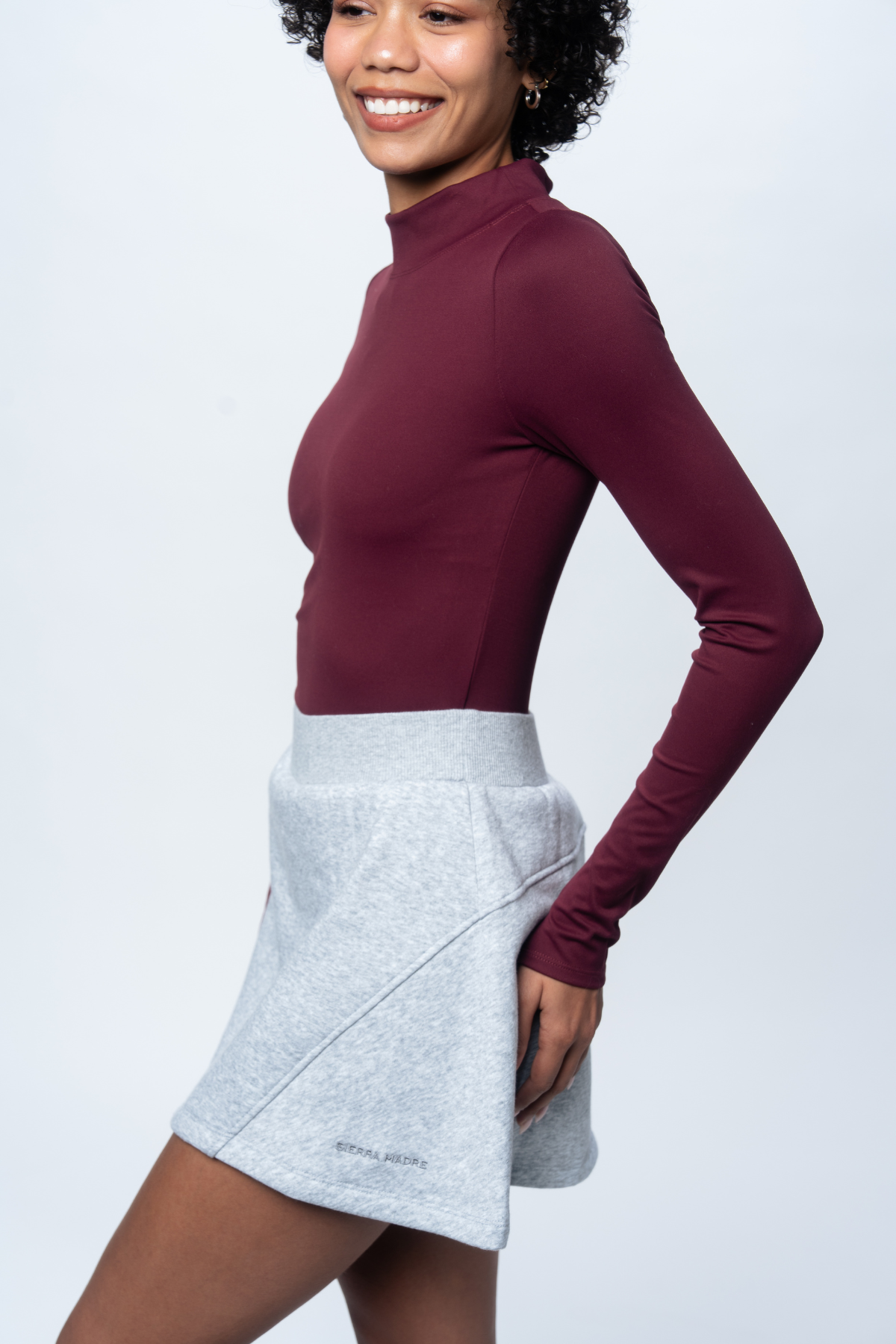 BrushTech Mock Neck Long Sleeve | Sierra Madre Women's Golf Attire