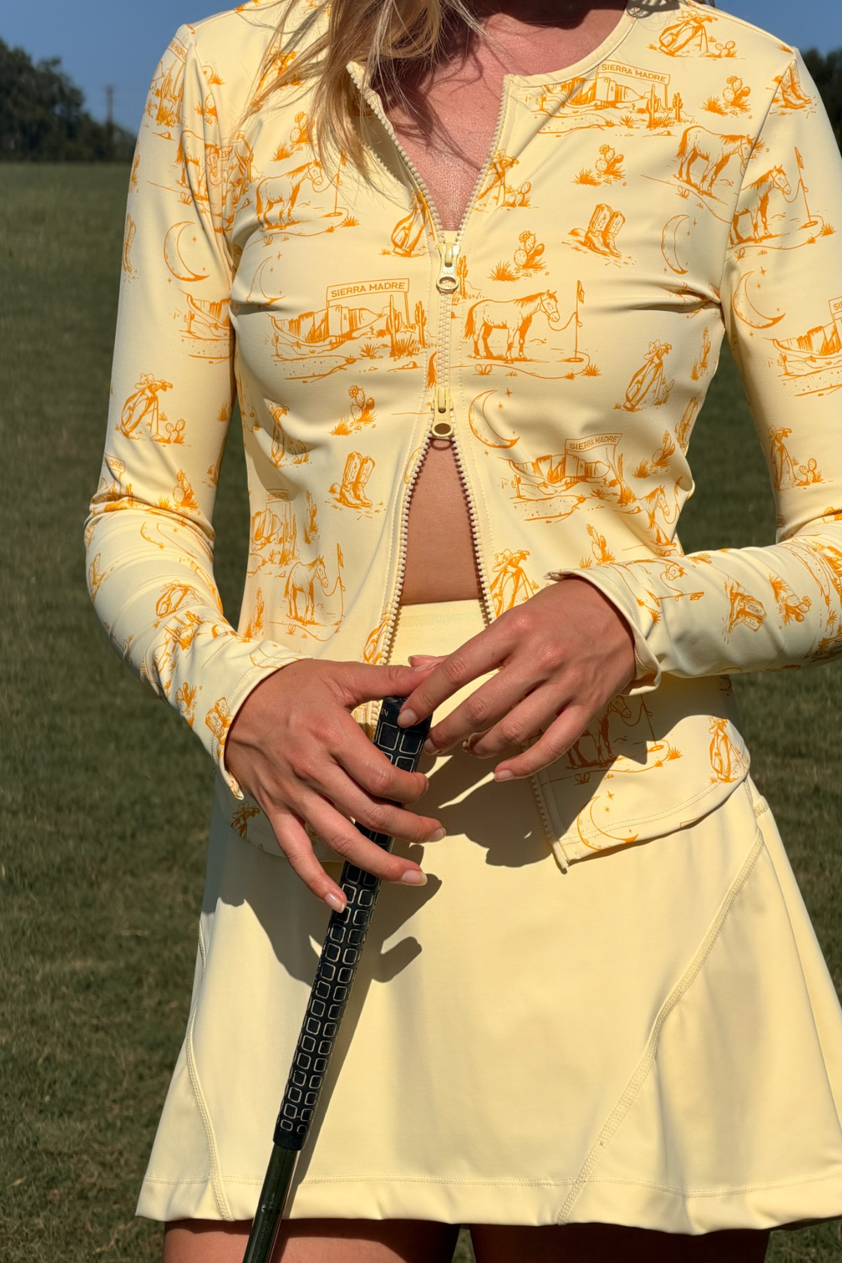 Two Way Zip Long Sleeve