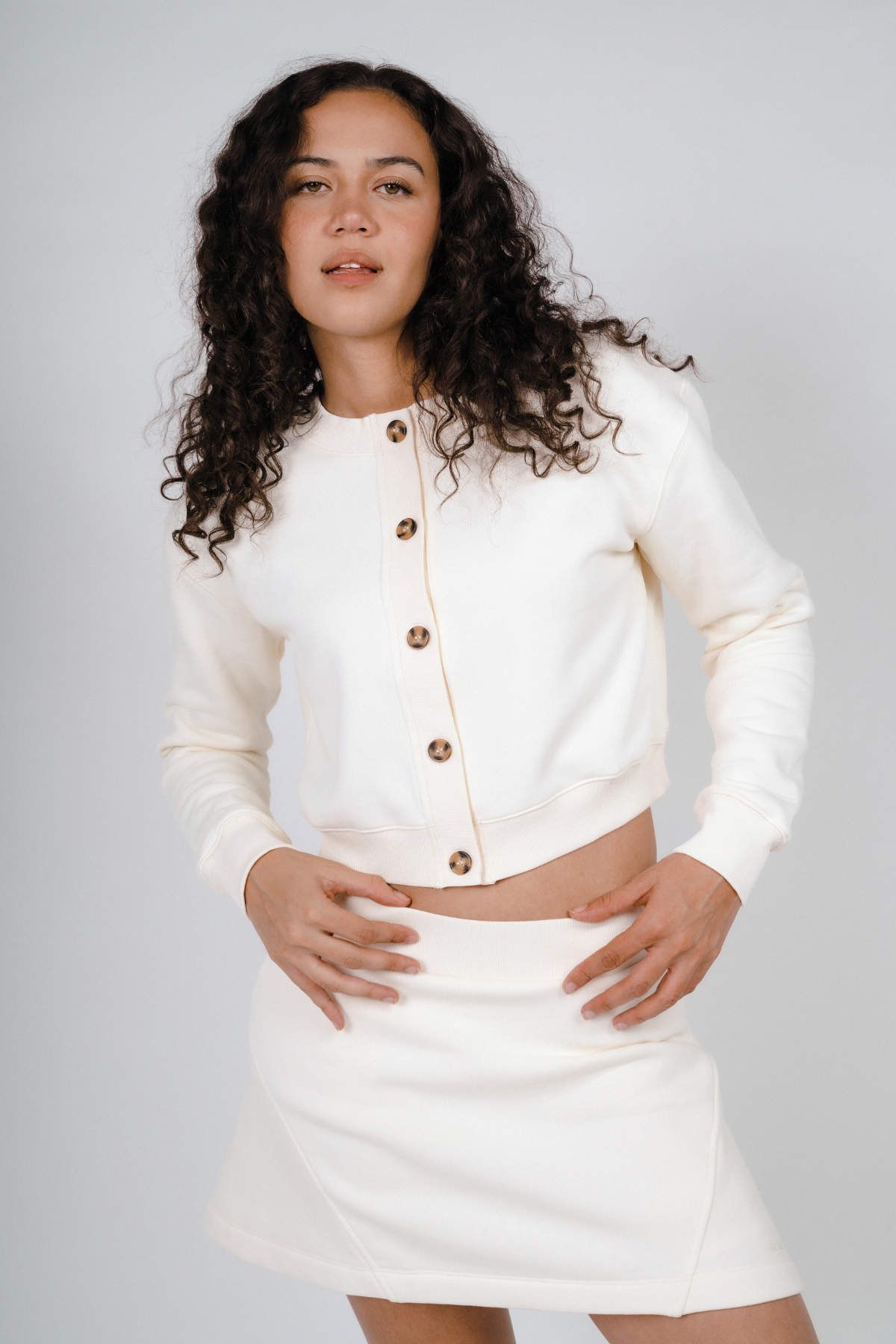 SportFleece Button Cardi
