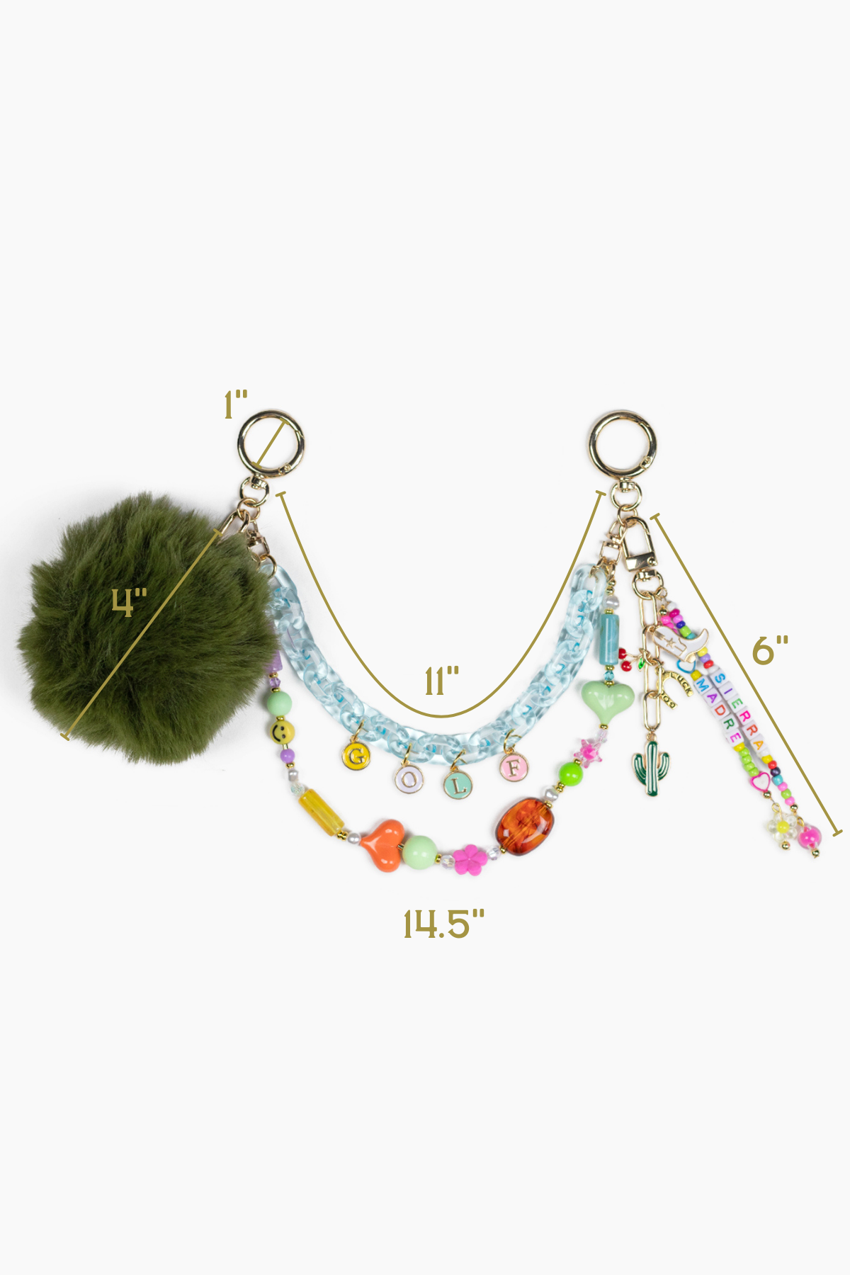 The Bag Charm Chain | Sierra Madre Golf