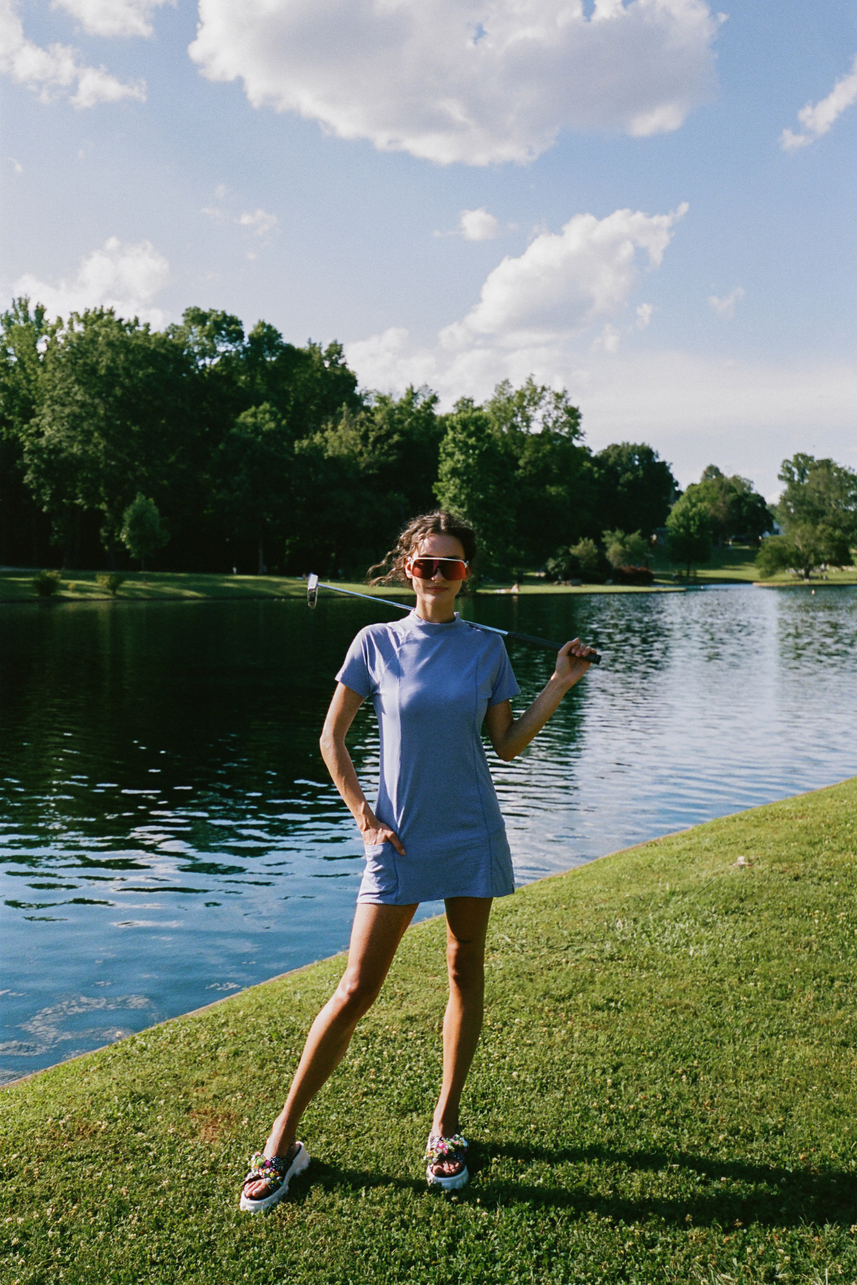The Mock Neck Dress | Sierra Madre Women's Golf Attire – Sierra