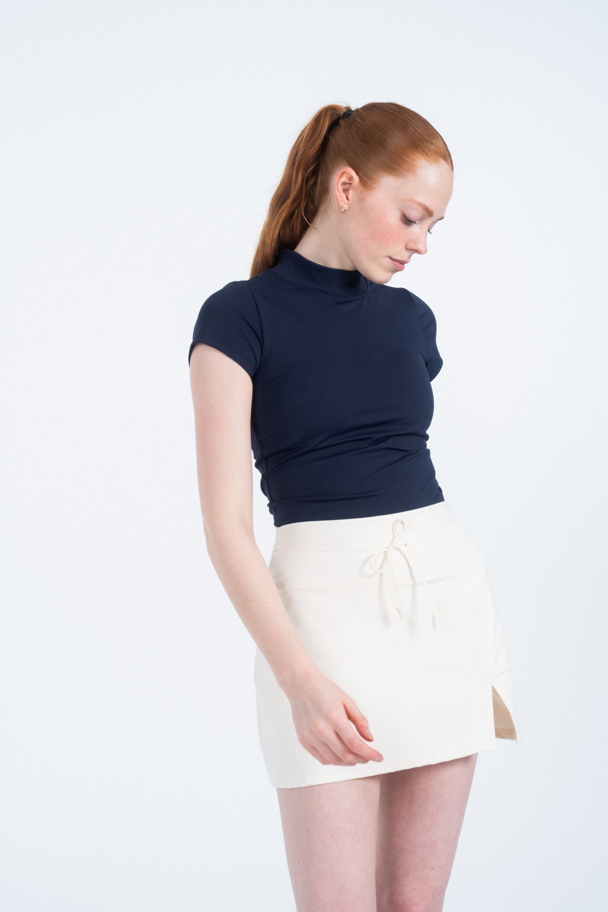 Ready Mock Neck Short Sleeve | Sierra Madre Women's Golf Attire