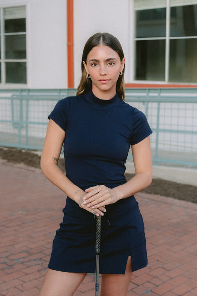 Ready Mock Neck Short Sleeve