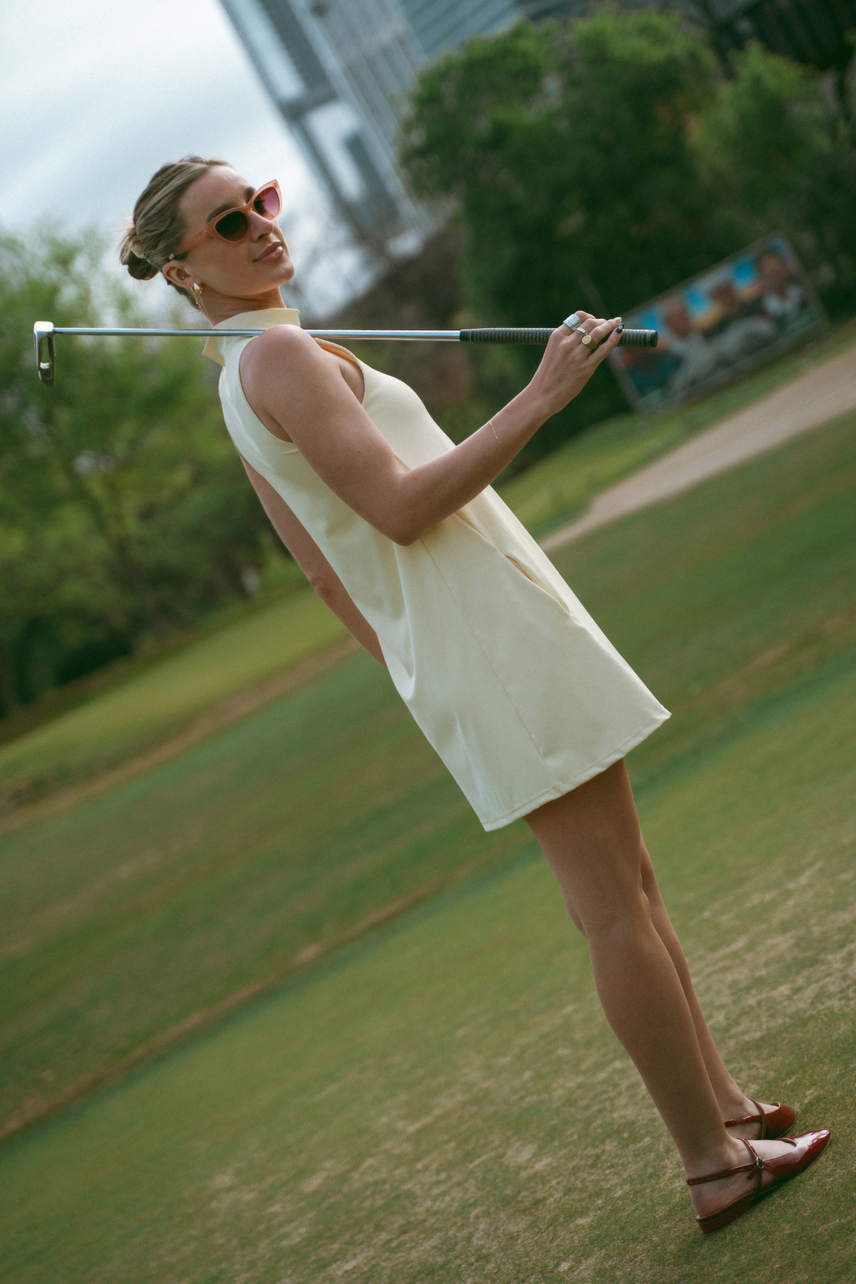 green emerald velvet dress Ready Swing Dress