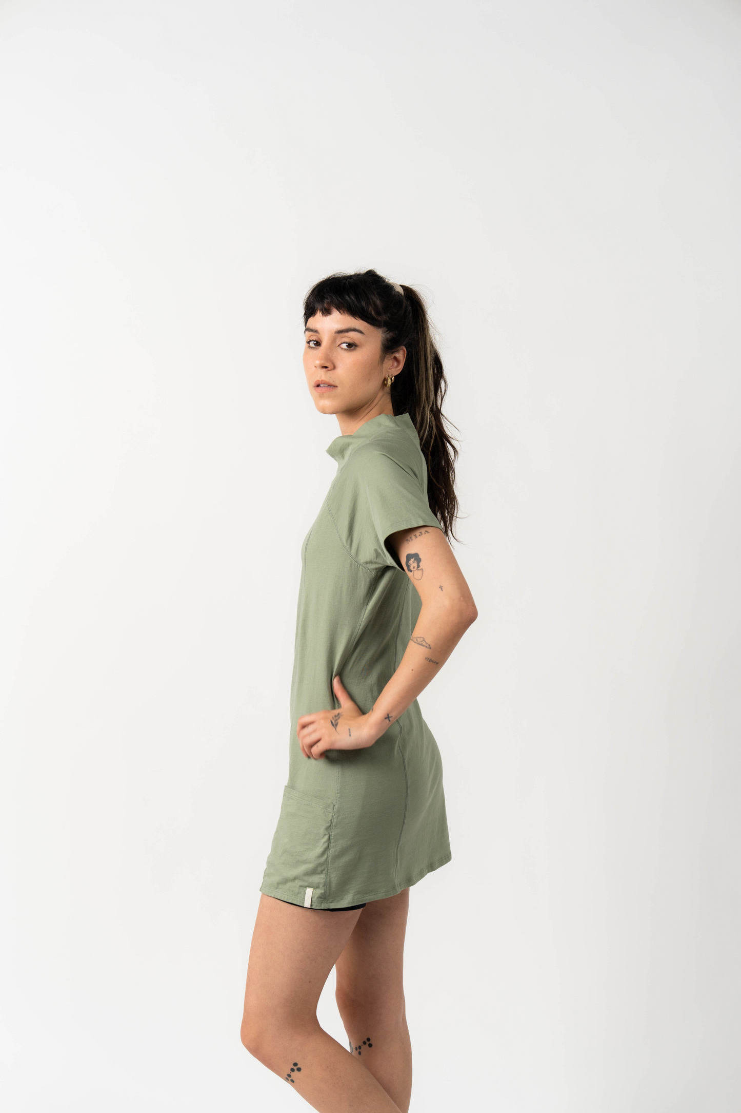 The Mock Neck Dress